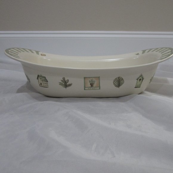 Pfaltzgraff Naturewood Large Bread Tray Server - Picture 1 of 4